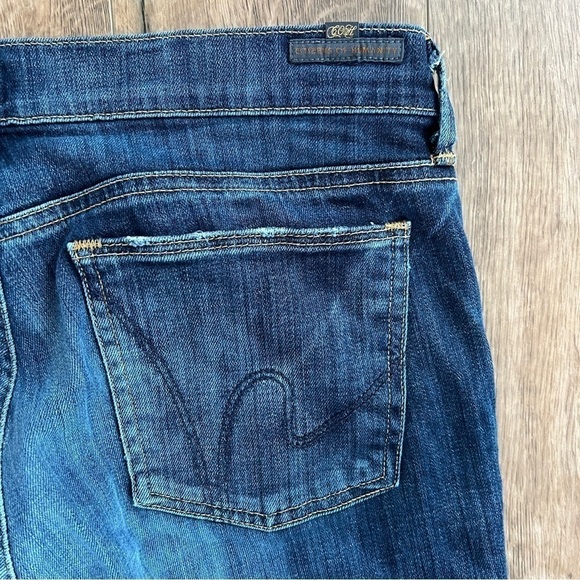 Citizens Of Humanity Dita Mid Rise Straight Petite Bootcut Leg Jeans Size 30 - Picture 8 of 13
